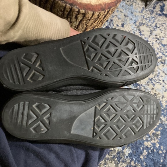 Alexander McQueen grey wool/black leather, lace less slip on deck shoes. - Picture 8 of 8